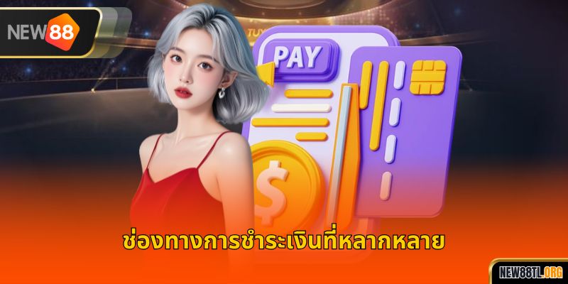 ช่องทางการชำระเงินที่หลากหลาย